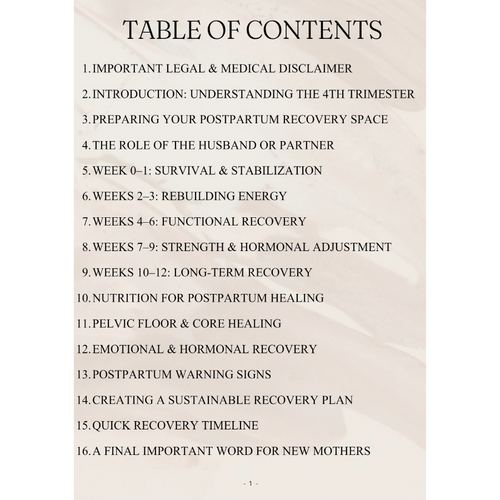 How to Heal After Birth: The 4th Trimester Healing Blueprint